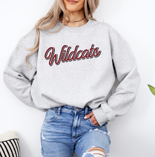 Wildcats Shadow Script - Southern Spirit Sweatshirt