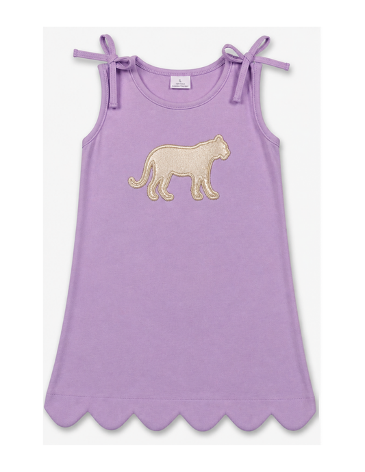 Tiger Scalloped Dress