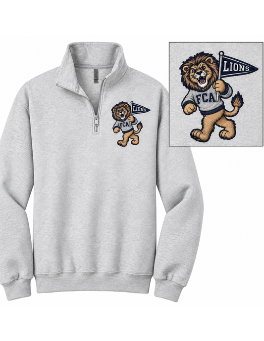 FCA Lions Quarter Zip Sweatshirt | Approved Spirit Wear