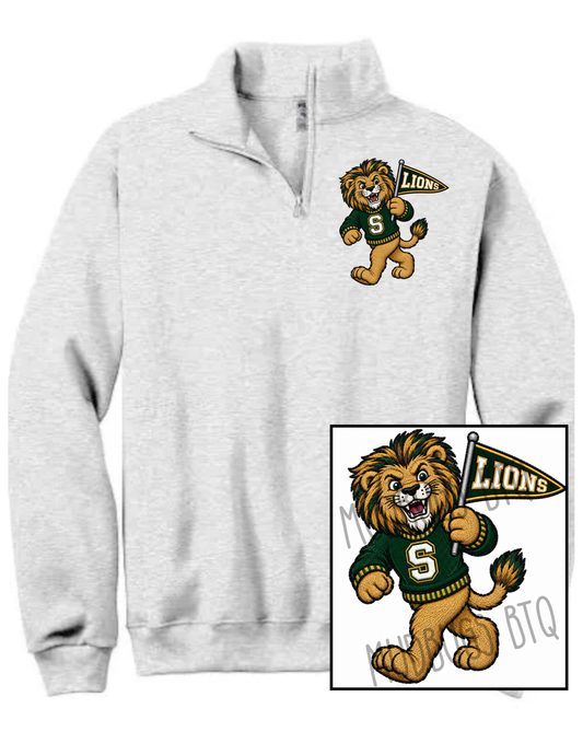 SLU Lions Quarter Zip Sweatshirt