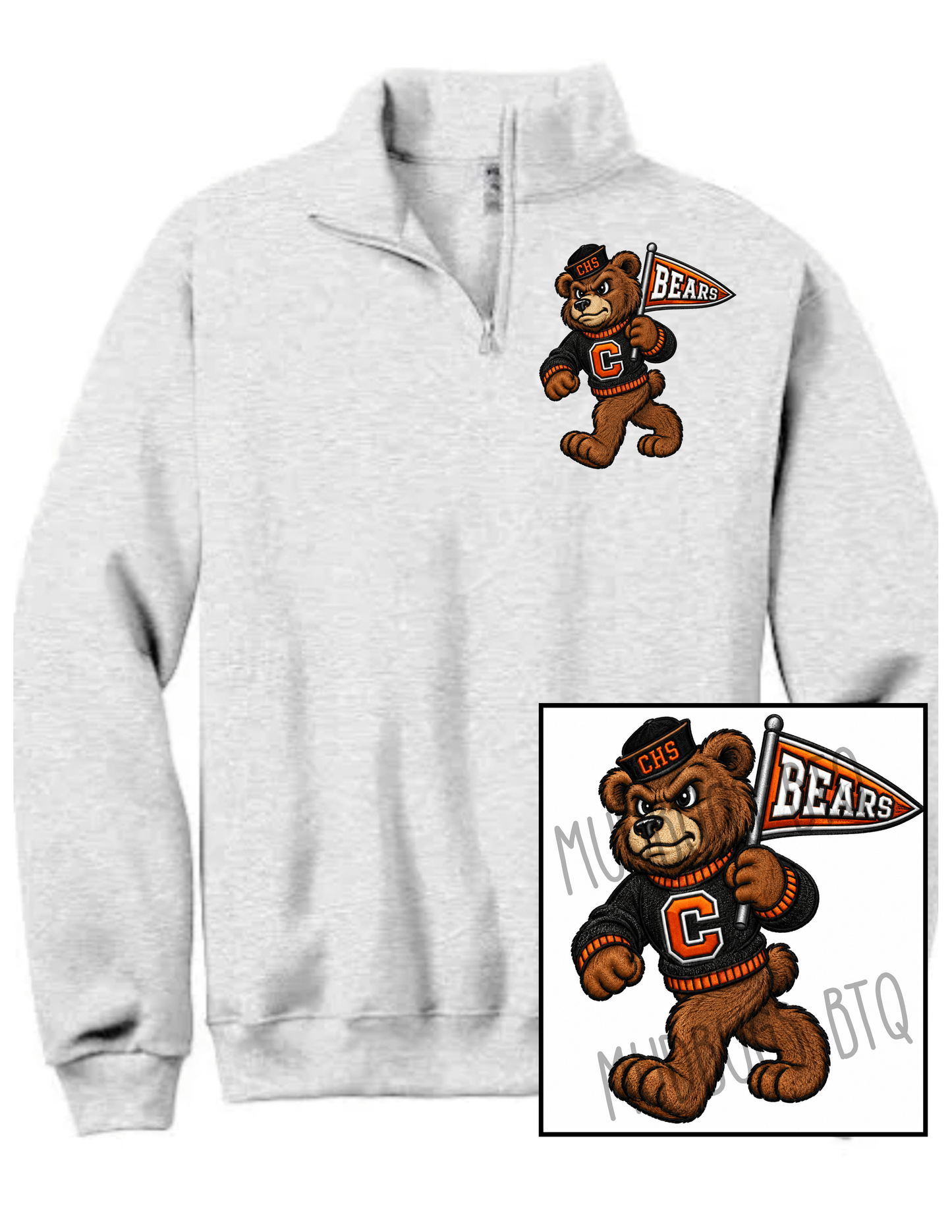 C. Bears Quarter Zip Sweatshirt
