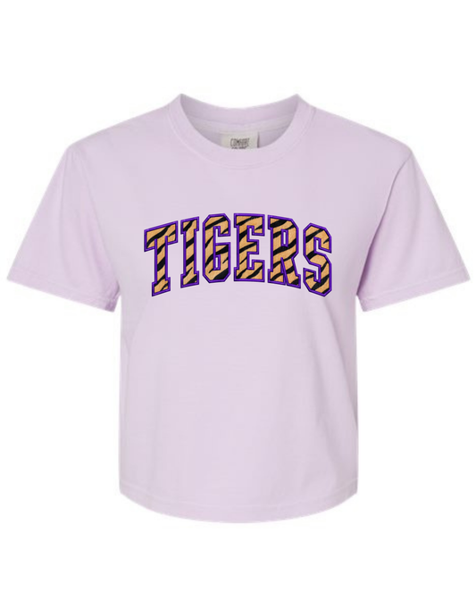 Wild About Tigers Boxy Appliqué Tee