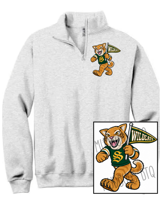 S. Wildcats Quarter Zip Sweatshirt