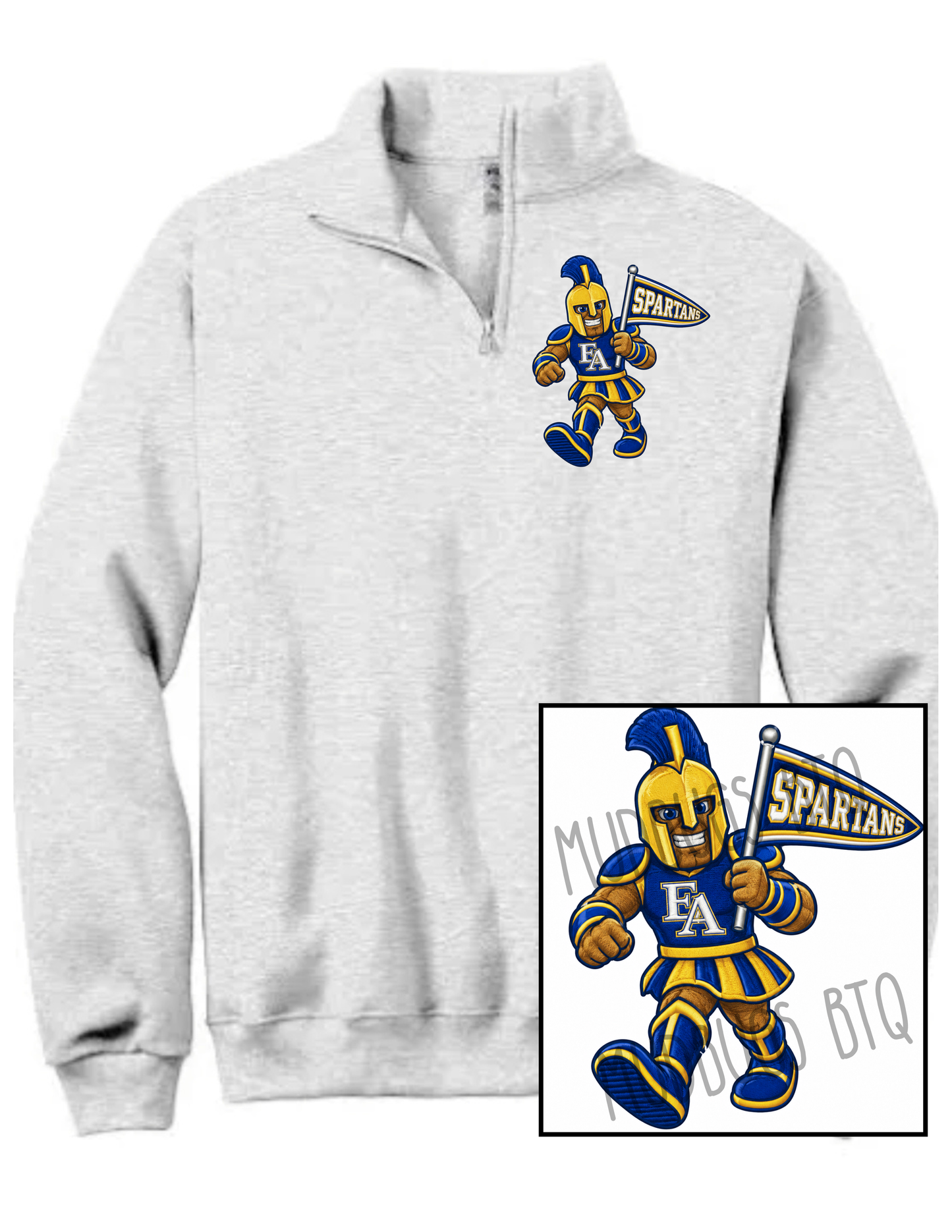 EA Spartans Quarter Zip Sweatshirt