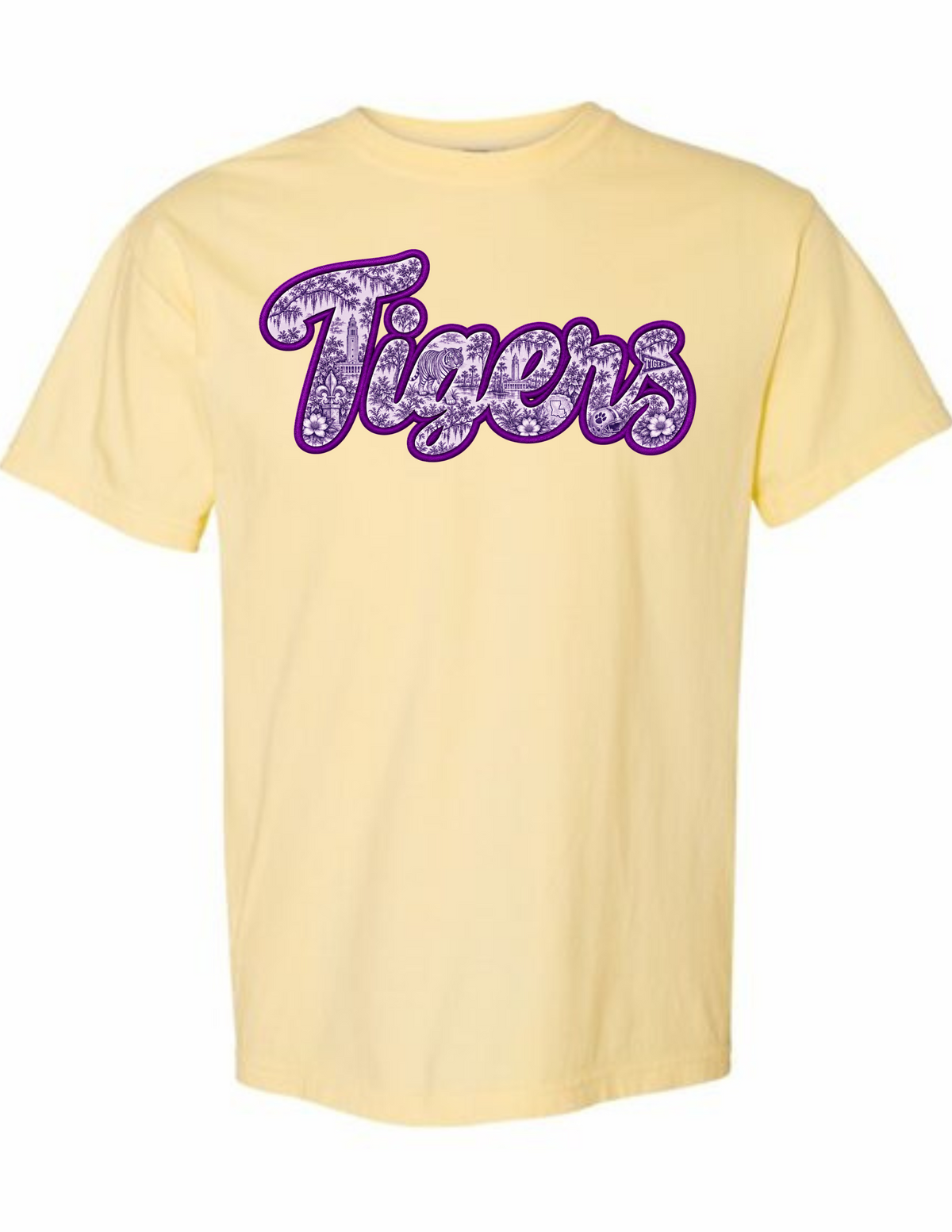 Tigers Toile Southern Spirit Applique Tee
