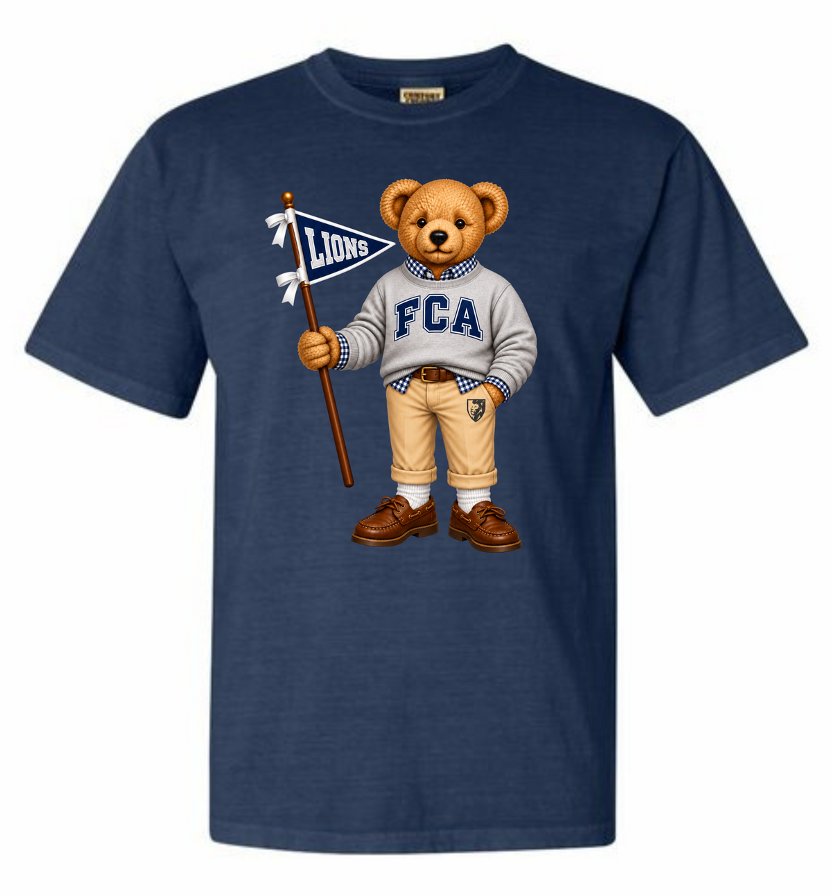 FCA Teddy Bear Mascot T-Shirt | Approved Spirit Wear