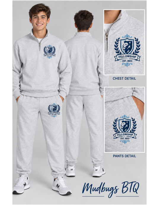Fellowship Quater - Zip Sweatshirt + Pant Set