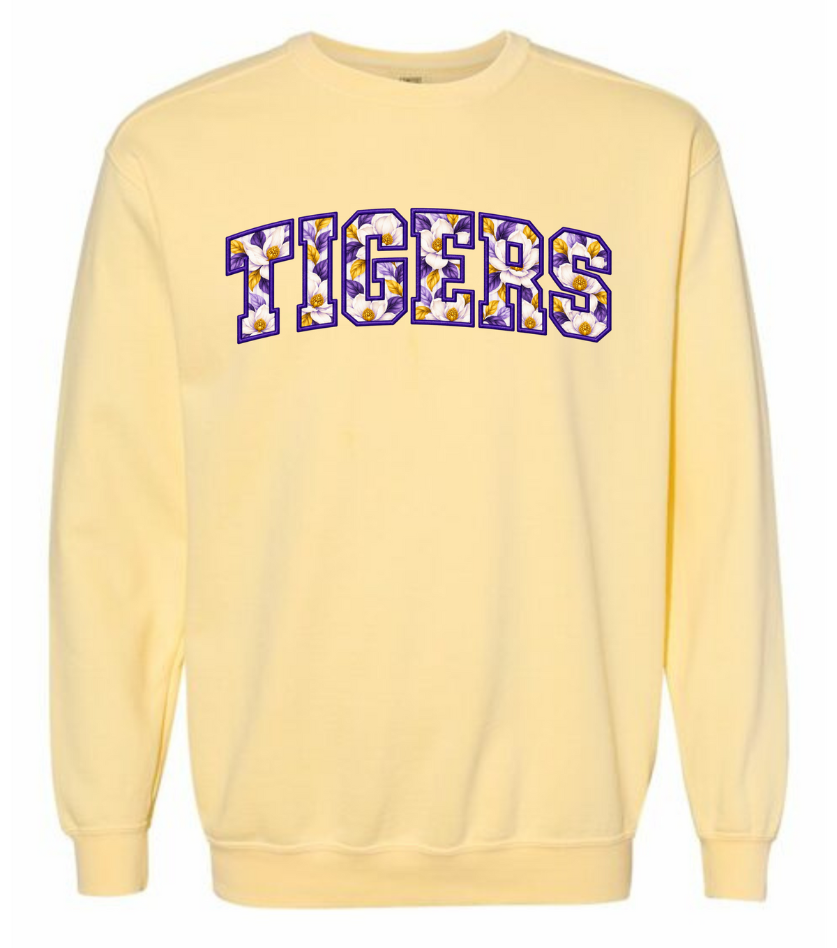 Tigers Magnolia Appliqué Sweatshirt