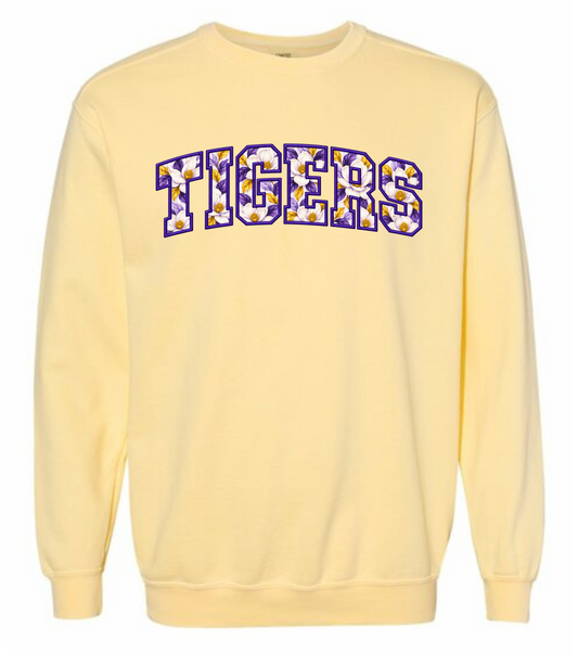 Tigers Magnolia Appliqué Sweatshirt