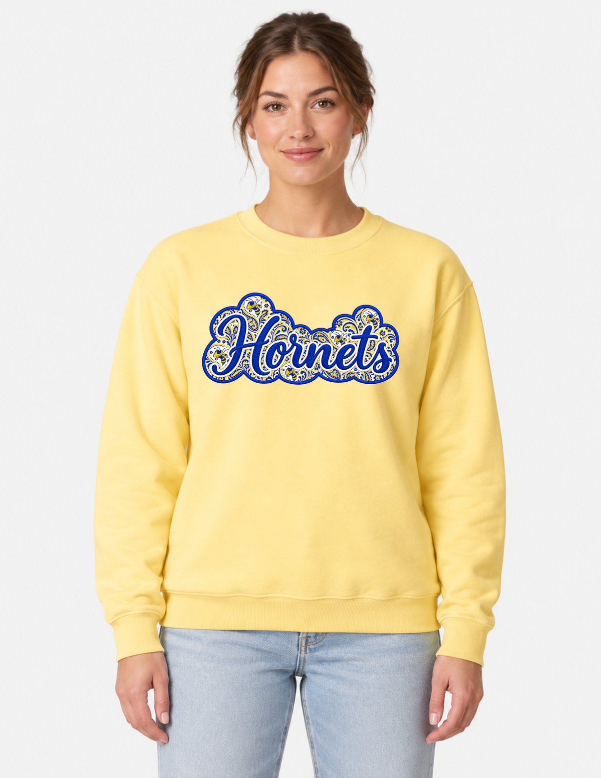 SAS Hornets Paisley Appliqué Sweatshirt | Southern Spirit Collection