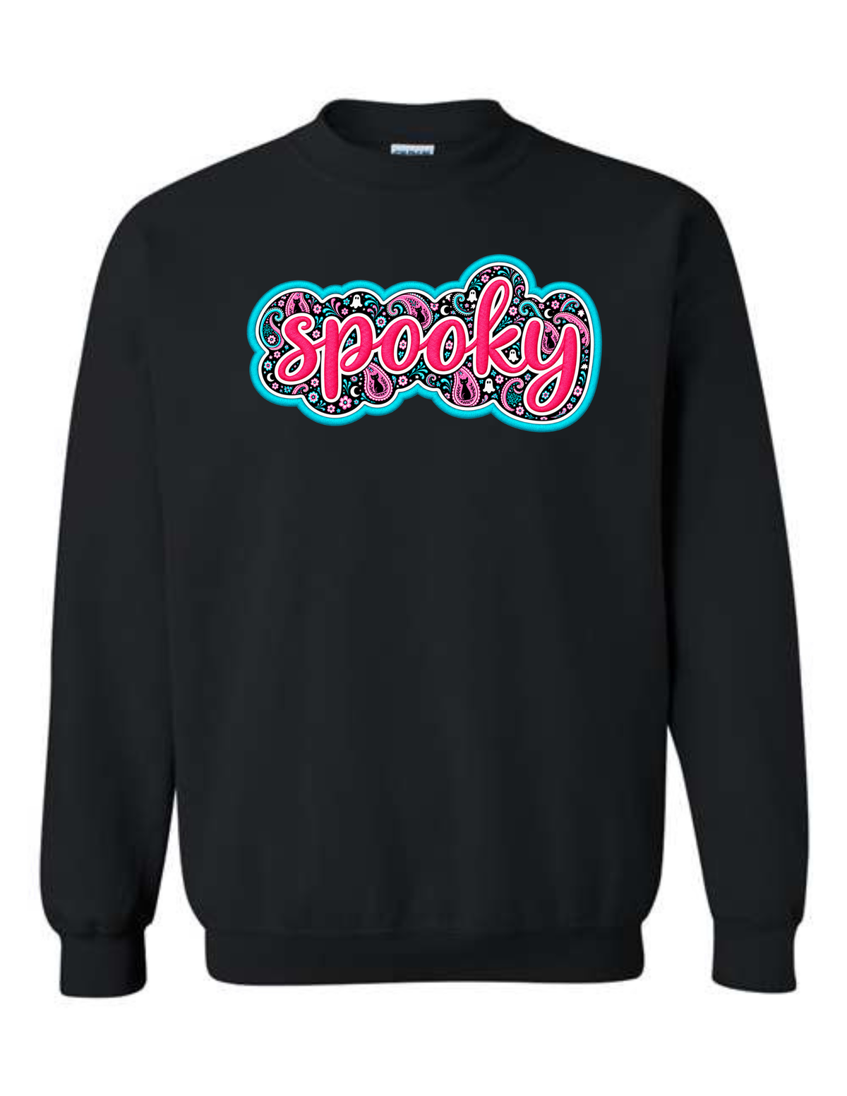 Spooky Paisley Halloween Appliqué | Sweatshirt & Tees