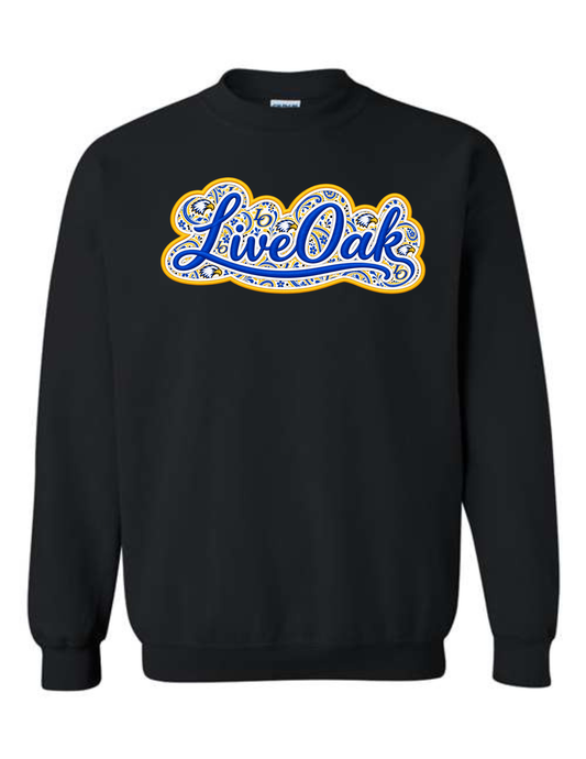 Live Oak Paisley Appliqué Sweatshirt | Southern Spirit Collection