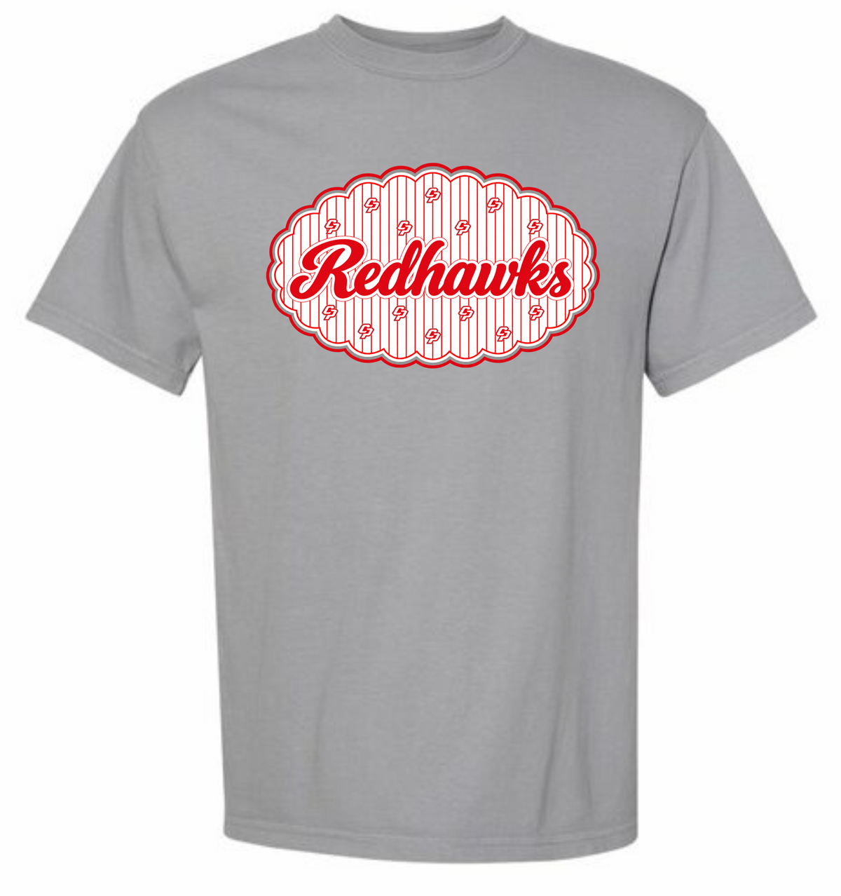 Redhawks Scalloped Graphic Tee