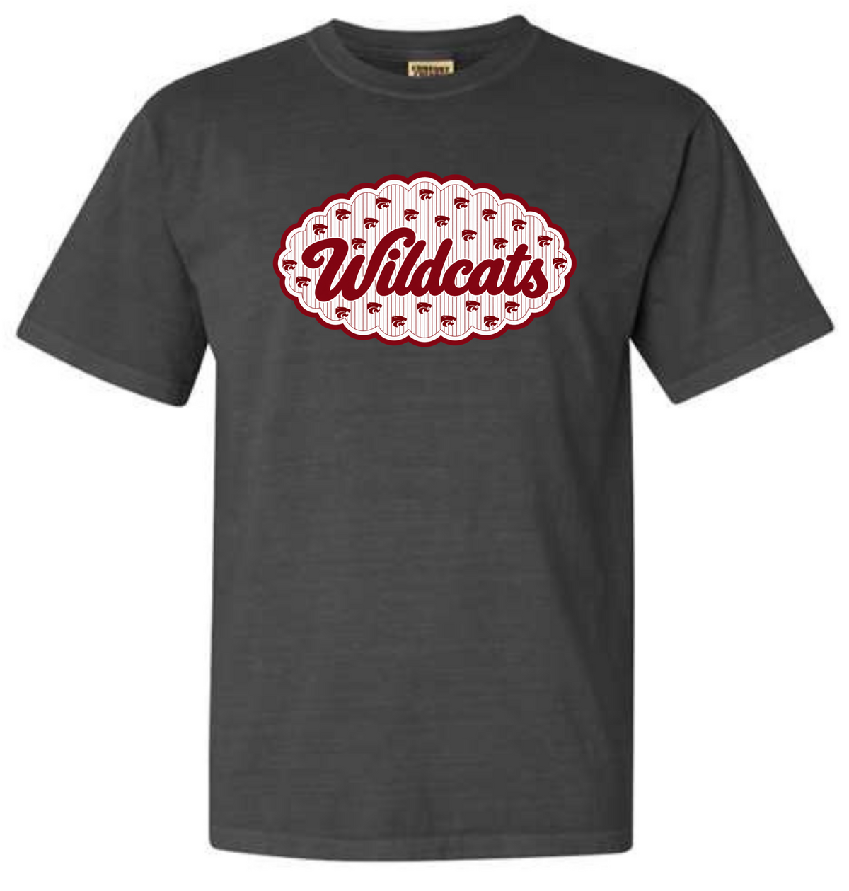 Wildcats Scalloped Graphic Tee