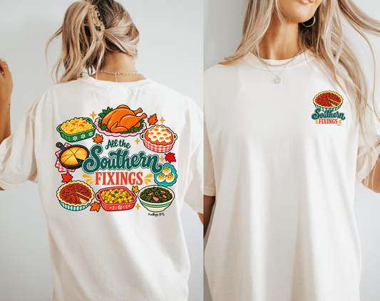 All the Southern Fixings Comfort Colors Tee | Southern Spirit - MUDBUGSBTQ