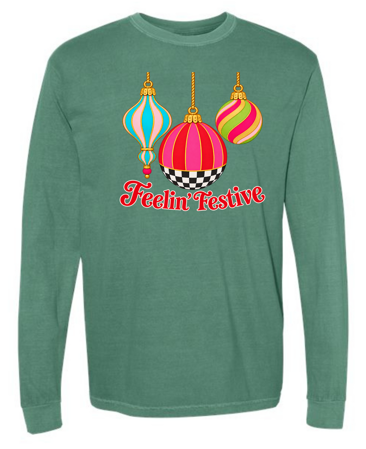 Feelin’ Festive Comfort Colors Tee | Southern Spirit