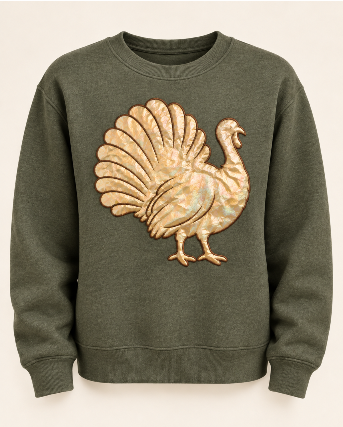 Golden Harvest Turkey Appliqué Sweatshirt |Southern Spirit