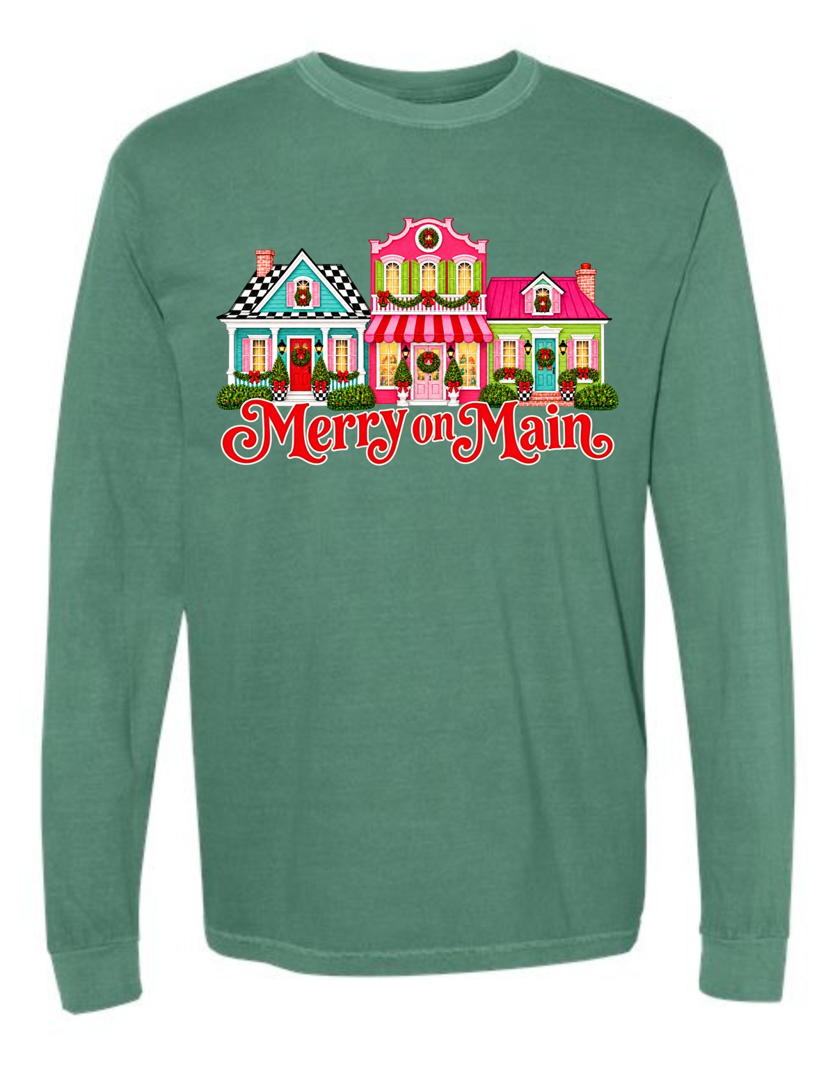 Merry on Main Comfort Colors Tee | Southern Spirit