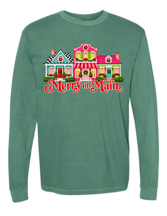 Merry on Main Comfort Colors Tee | Southern Spirit - MUDBUGSBTQ