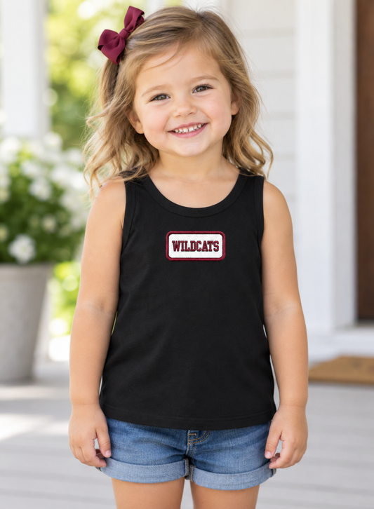 Young Girls Wildcat Patch Tank | SSC