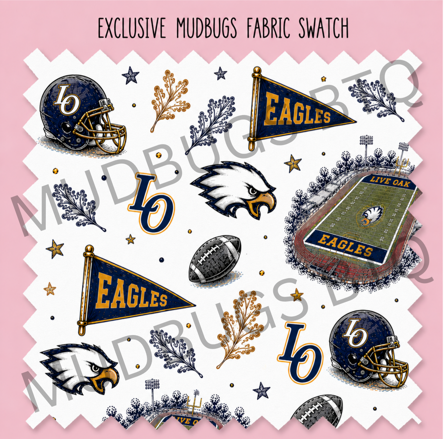 LO Eagles Southern Spirit Applique Sweatshirt