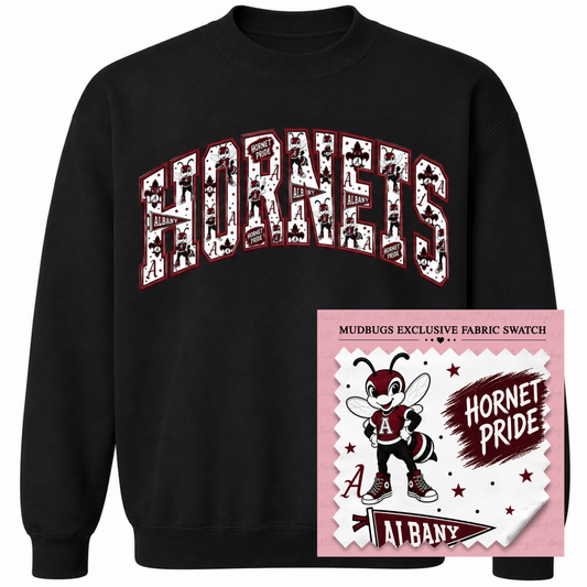 A. Hornets Southern Spirit Applique Sweatshirt