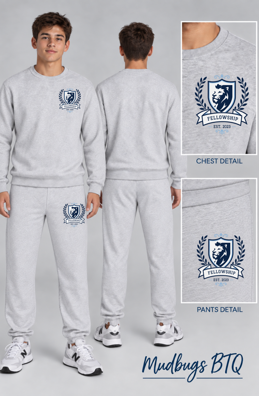 Fellowship Crewneck Sweatshirt + Pant Set - MUDBUGSBTQ