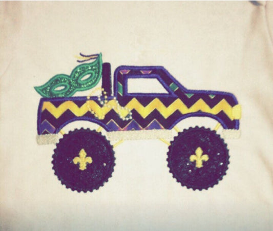 Mardi Gras Monster Truck - MUDBUGSBTQ