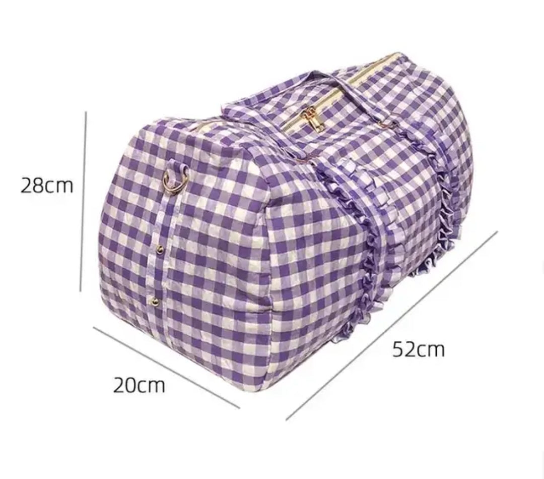 Ruffle Duffle Nylon Bag - MUDBUGSBTQ