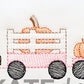 Pumpkin Tractor Embroidery - MUDBUGSBTQ