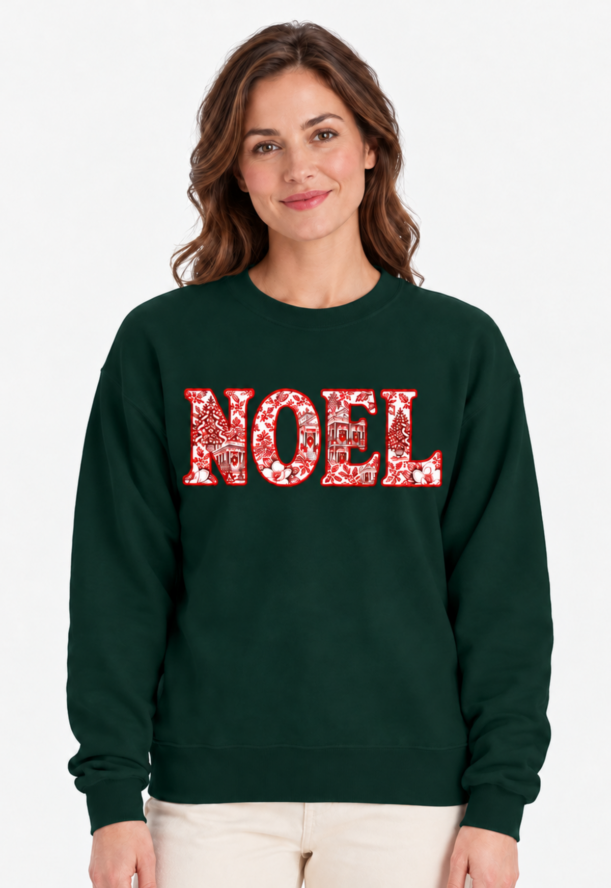 New Orleans NOEL Toile Appliqué Sweatshirt | Southern Spirit