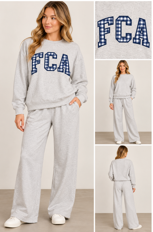 FCA Scuba Crewneck Pullover & Wide - Pant Set