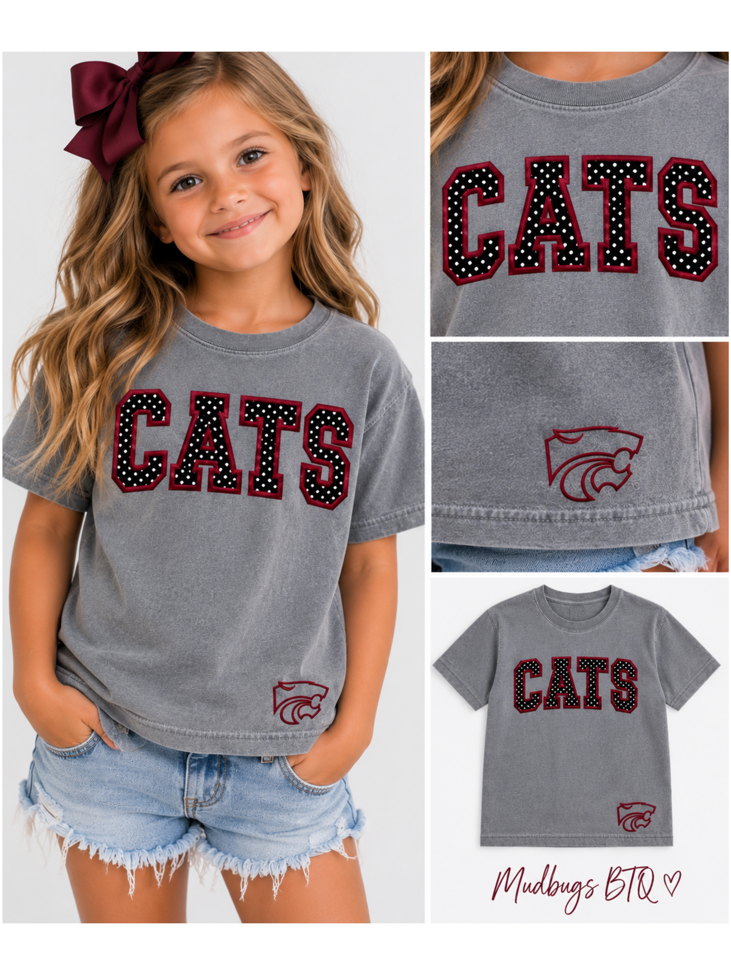 Cats Applique Tee | SOUTHERN SPIRIT COLLECTION