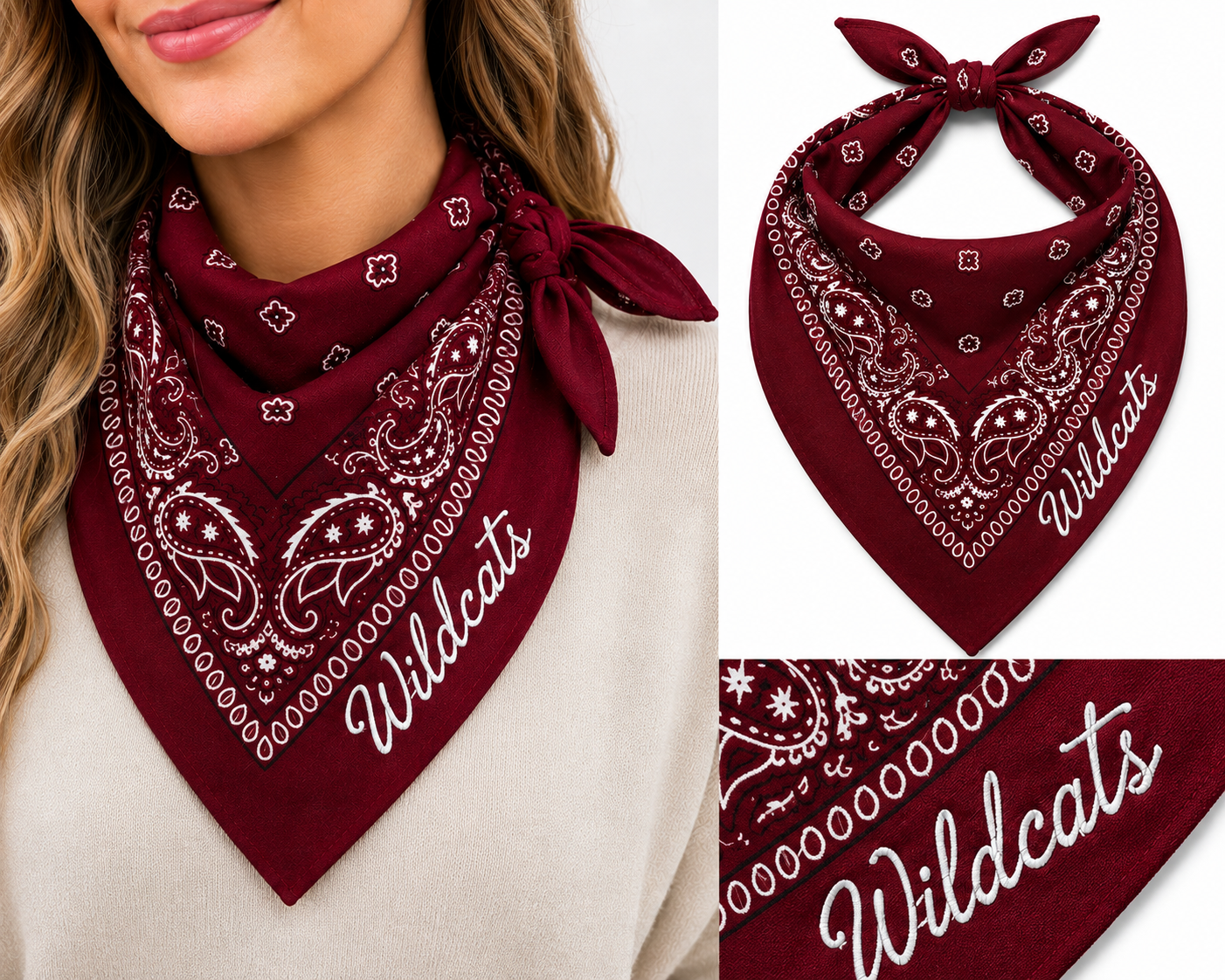 Wildcats Game Day Bandana