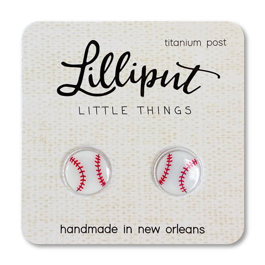 Baseball Earrings - MUDBUGSBTQ