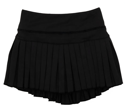 Black Mini Pleated Skort - MUDBUGSBTQ