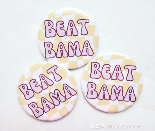 Beat Bama Button - MUDBUGSBTQ