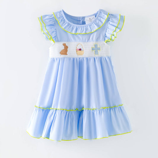 (Copy) Mardi Gras Smocked Dress - MUDBUGSBTQ