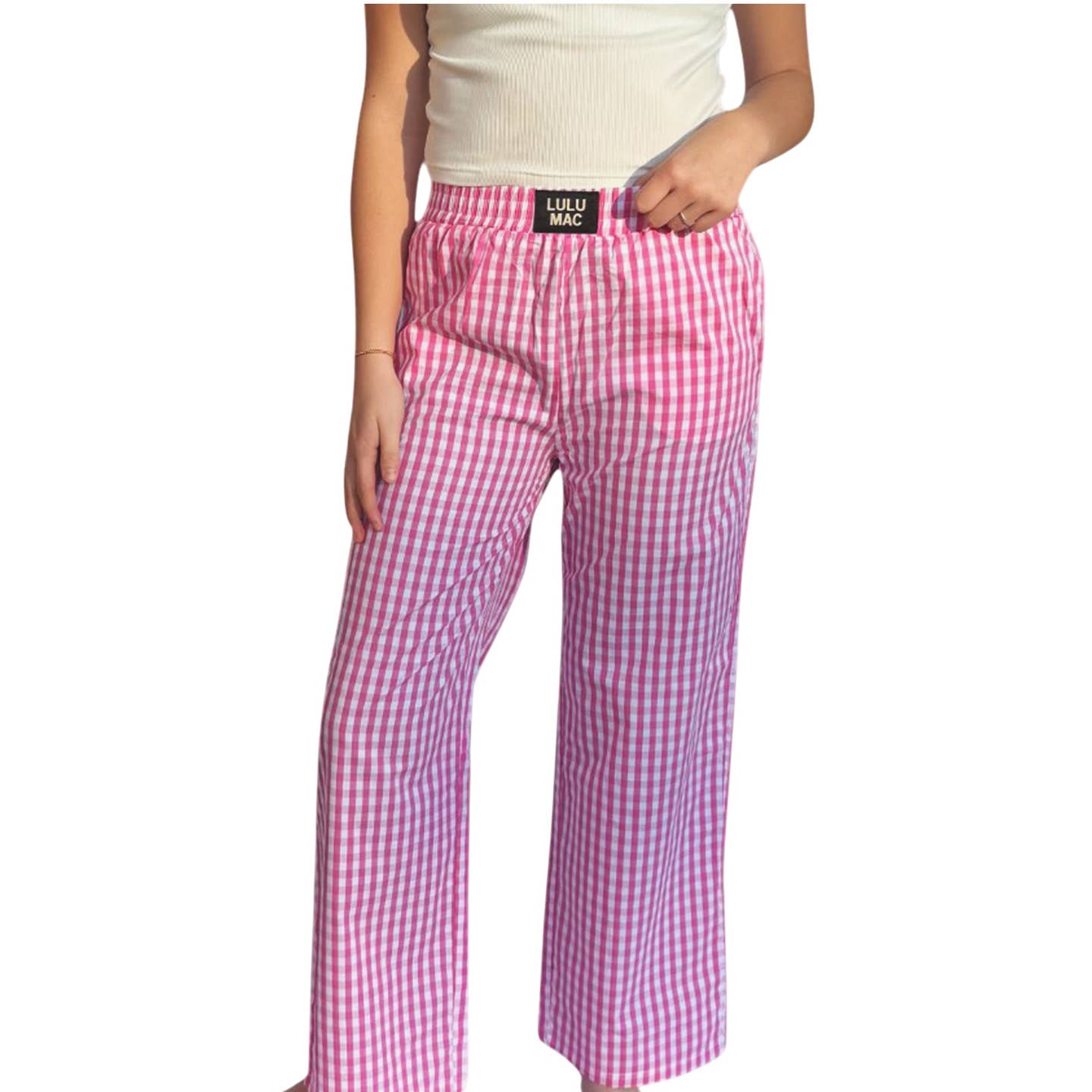LULU MAC Gingham Pants - MUDBUGSBTQ