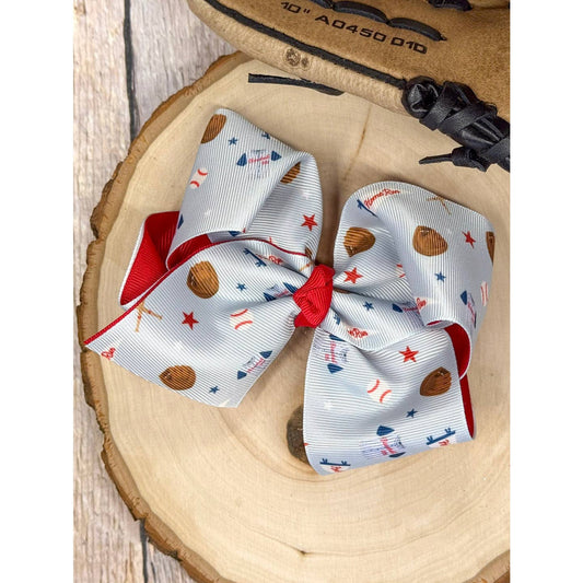 Double Layer Baseball Bow - MUDBUGSBTQ