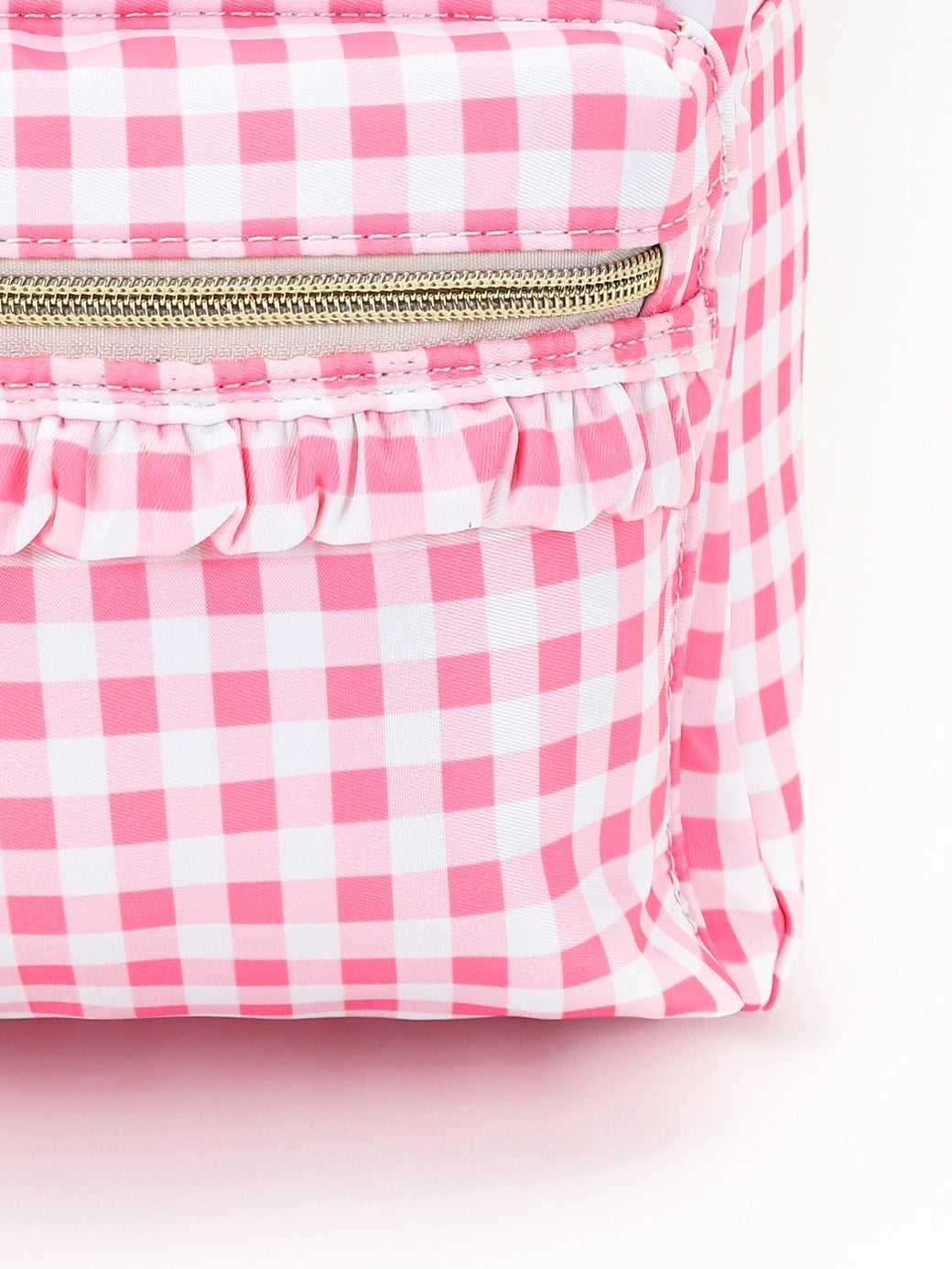 Pink Gingham Backpack