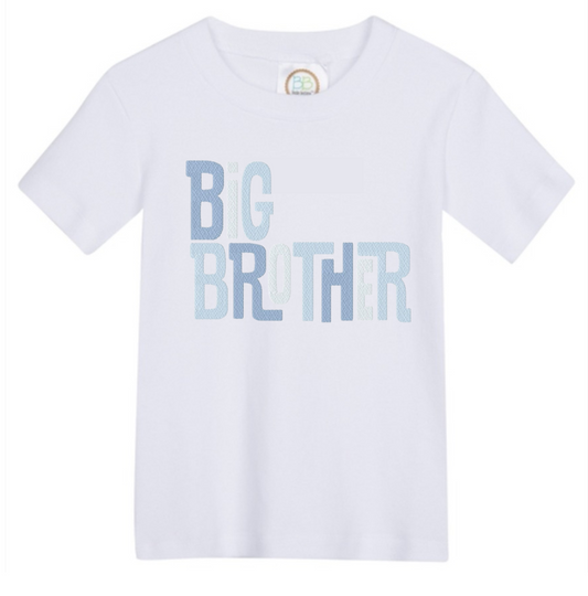 Big Brother/Little Sister Embroidery Shirt - MUDBUGSBTQ