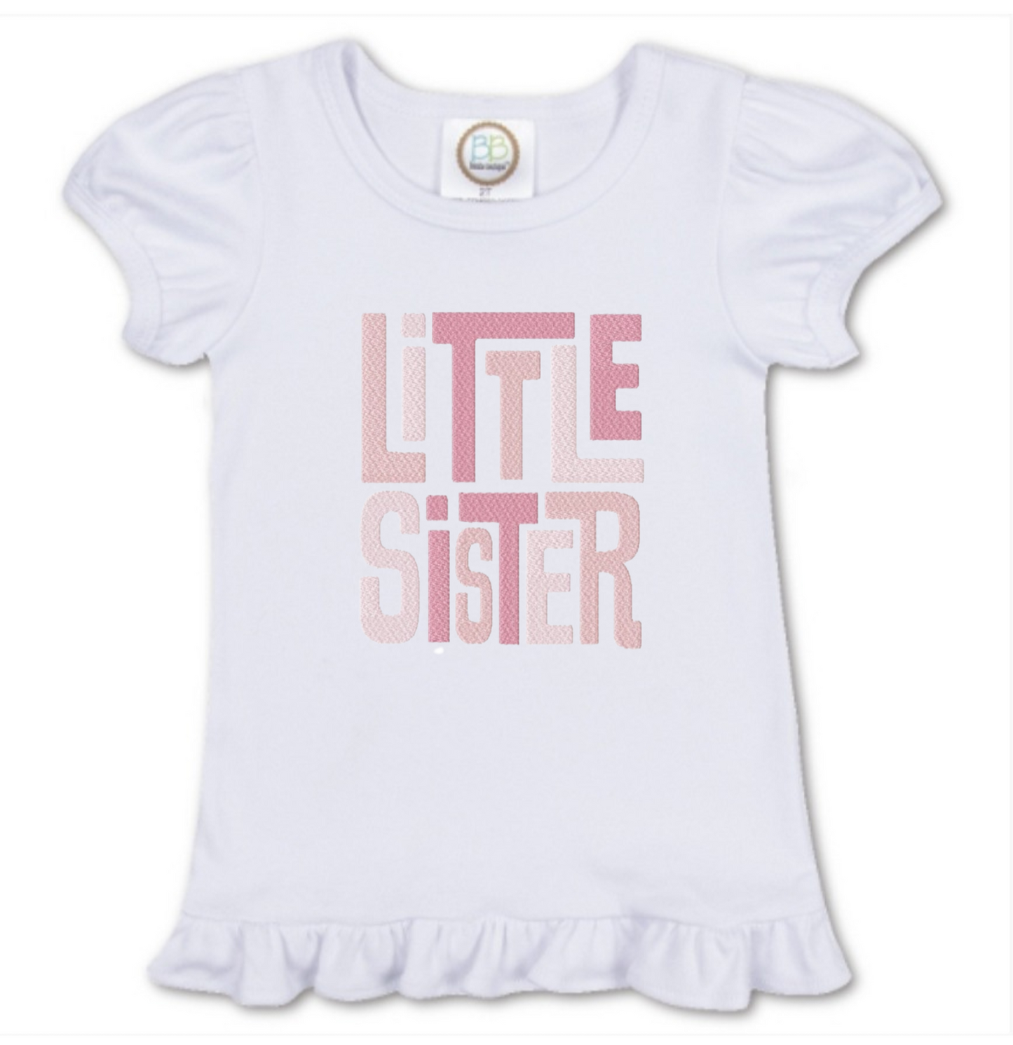 Big Brother/Little Sister Embroidery Shirt - MUDBUGSBTQ