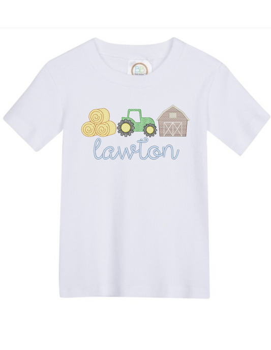 Farm Embroidery Shirt - MUDBUGSBTQ