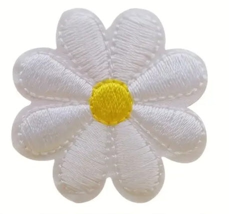 Mini White Daisy Patch - MUDBUGSBTQ