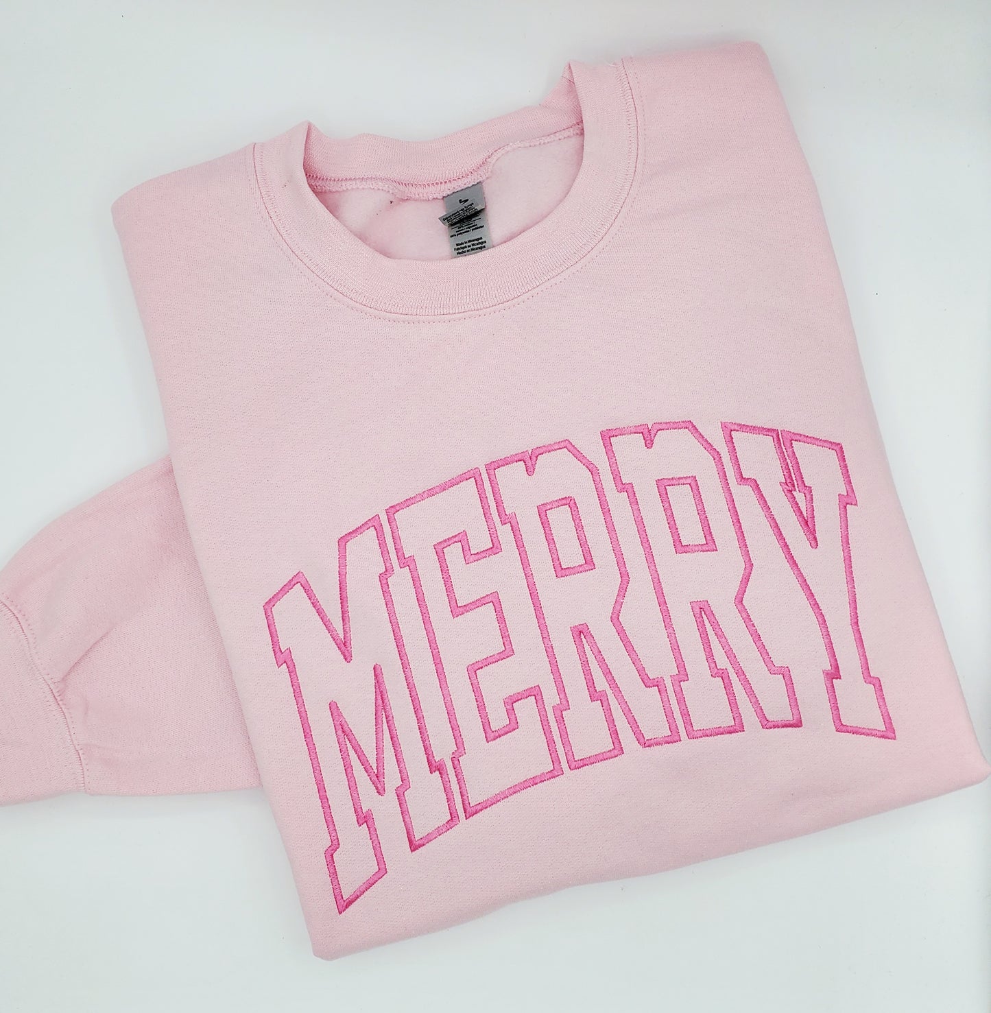 Merry Embroidered Sweatshirt - MUDBUGSBTQ