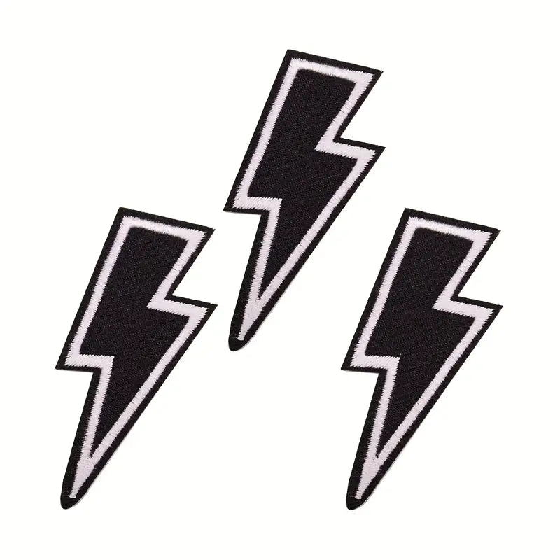 Black Lightening Patch - MUDBUGSBTQ