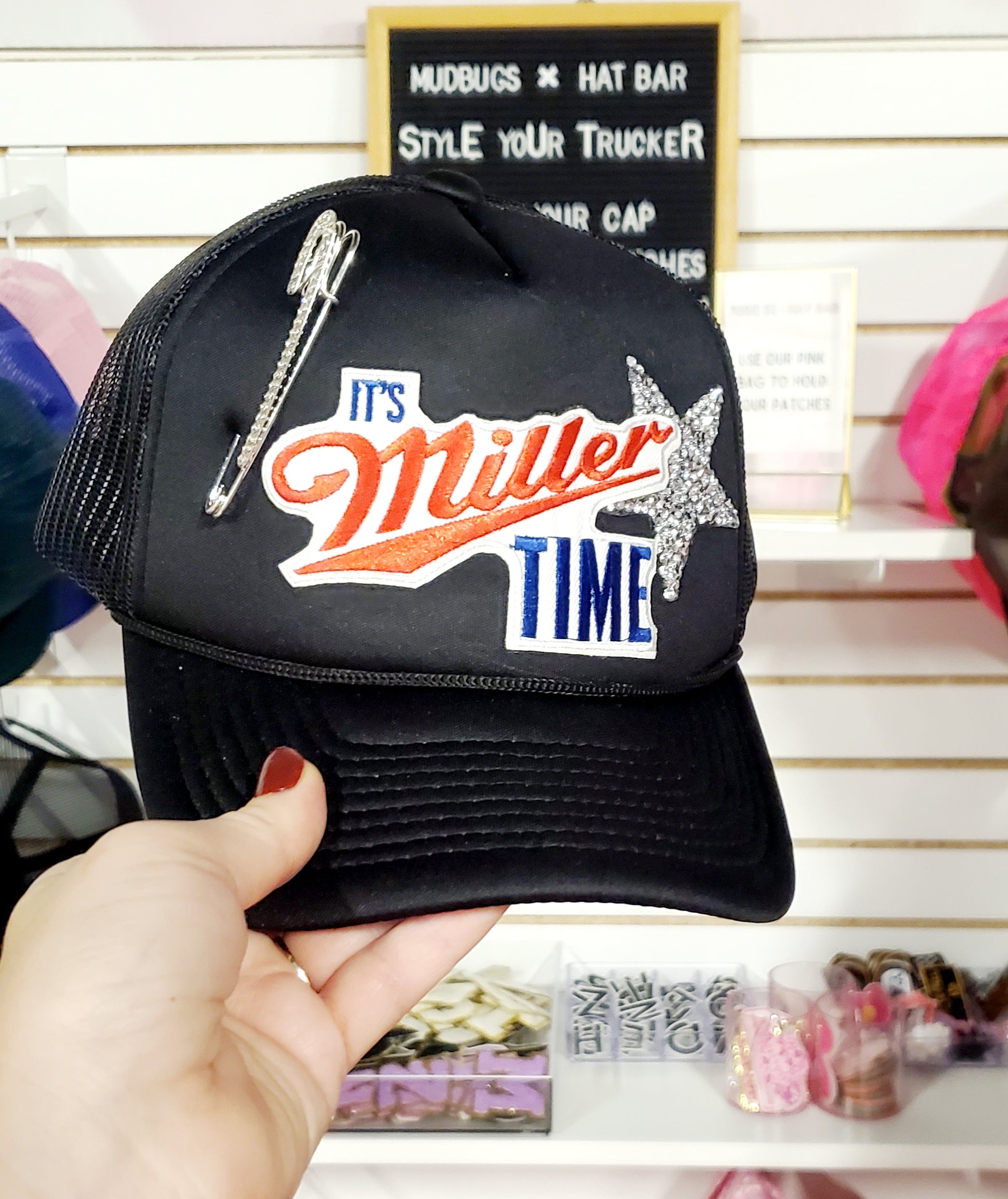 Miller (mid profile) Trucker Hat - MUDBUGSBTQ