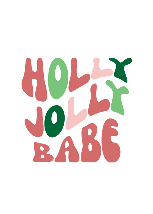 Holly Jolly Babe PNG - MUDBUGSBTQ