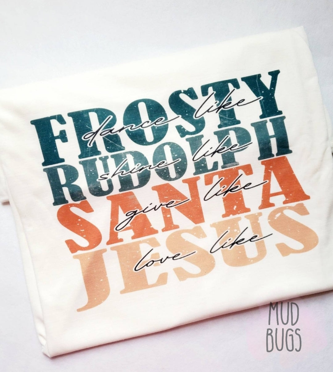 Frosty Rudolph Santa Jesus - MUDBUGSBTQ